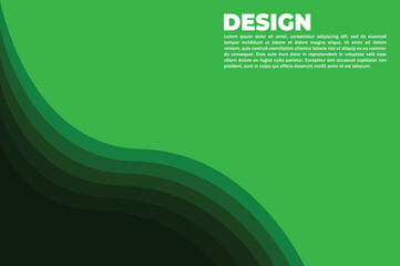 flat design, wave ,colorful abstract background