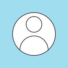 user profile icon for internet and social web human person avatar button icon