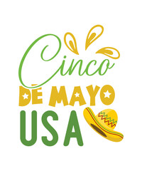 Naklejka premium Cinco de Mayo SVG, Cinco de Mayo T-Shirt Graphic, Fiesta SVG, Viva la Mexico, May 5th Party Cut Files for Cricut, Cinco de Mayo Png,Cinco De Drinko Svg, Mexican Cinco De Mayo Svg, Instant Download, Cr