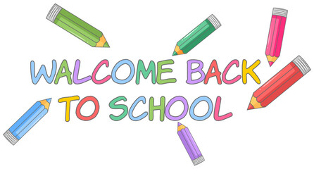 Welcome back to school concept. September 1st. Back To School background	
