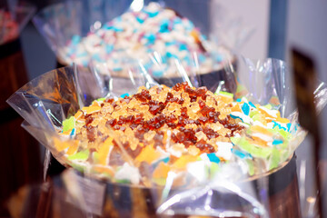 A lot of marmalade is sold in the store