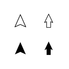 Pointer icon vector design templates