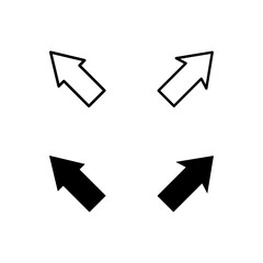 Pointer icon vector design templates