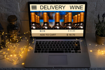 Wine Online Home Delivery. Luxury Internet Store
