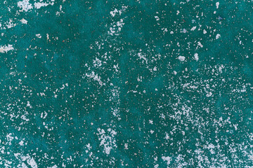 top view asphalt road street Green Grey Abstract old dirty dark cement wall background on ground texture.