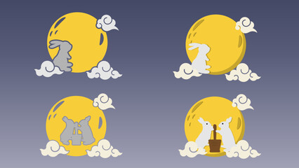 Happy Mid Autumn Festival Design.