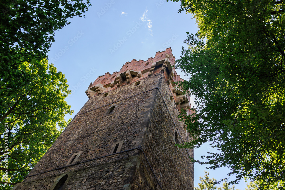 Wall mural Piast tower in area of Cieszyn Castle in Cieszyn, Poland