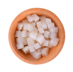Onion isolated on white background.