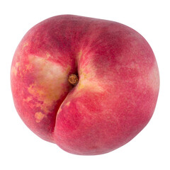 Peach and Peach slice isolater on alpha background