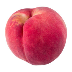 Peach and Peach slice isolater on alpha background