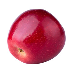 Fresh Red Apple fruit isolated on alpha background