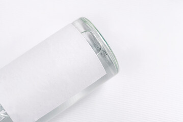 Water Bottle Mock Up isolated on white