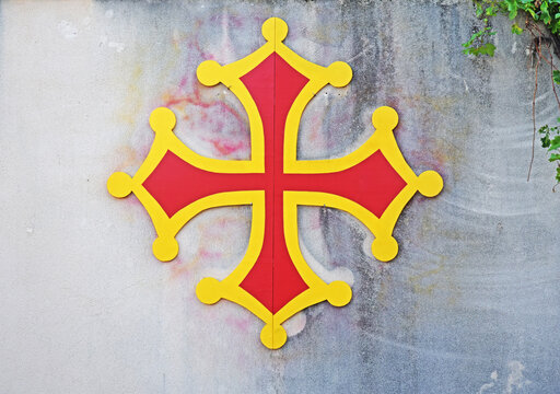 Croix occitane, languedocienne, Occitanie, Languedoc.