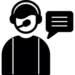 Customer Service Agent Icon