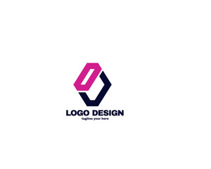 modern and simple design concept logo for company . simple logo with gradient color template . vector file eps 10