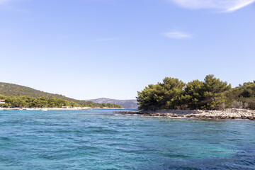 Fototapeta premium blaue lagune für taucher und snorkel