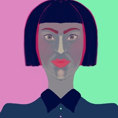 portrait of a mannequin