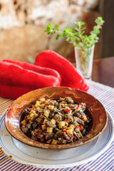 frito mallorquin, Can Ramis,llucmajor, Mallorca,Islas Baleares,Spain.