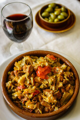 sopas mallorquinas, celler de Randa, Mallorca,Islas Baleares,Spain.