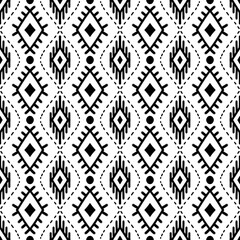black and white seamless pattern
