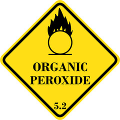 Organic Peroxide Symbol Sign 