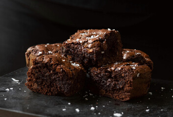 Chocolate Brownie Tower