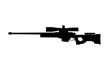 AWM Sniper Rifle ,Gun Vector