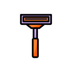 Razor blade icon vector illustration on white background.