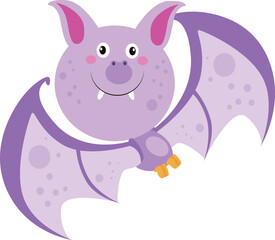 hallowen illustration, a cute and adorable bat vector. great for character cartoons, graphic design, drawing decorations, icons, mascots