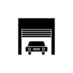 garage icon vector for website symbol icon presentation