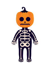 halloween pumpkin character