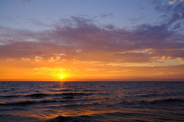 Sonnenuntergang an der Nordsee	