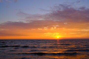 Sonnenuntergang an der Nordsee	