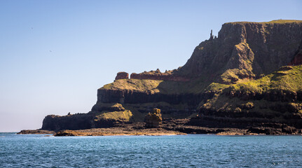 Landscape around Giant's Causeway UNESCO World Heritage Site, is an area of about 40,000...