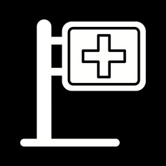 Fototapeta premium Signboard Icon