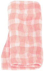 Checkered pattern Beach towel picnic blanket in watercolor