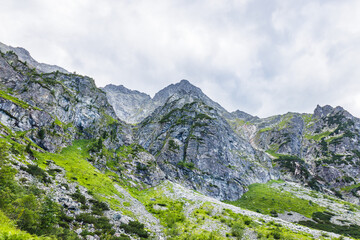 Naklejka premium Beautiful view of High Tatras mountains near Zakopane