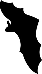 Halloween bat devil illustration