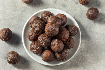 Homemade Glazed Chocolate Donut Holes