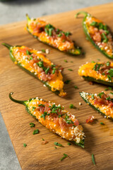 Homemade Organic Jalapeno Poppers with Bacon