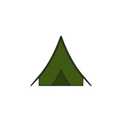 tent vector for website symbol icon presentation
