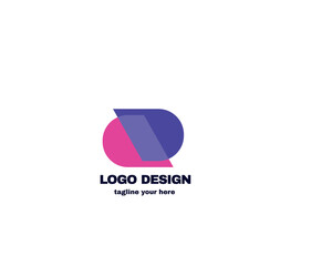 simple and modern design concept. logo for company vector file eps 10 logo with simple and gradient color template