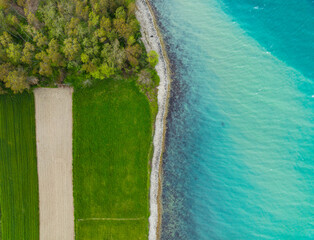 Spring Season Drone Photo, Gerze Sinop, Turkey