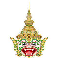 Khon, masked dance drama in Thailand