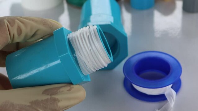 Pipe Thread Seal Tape. Tape for Screw Fittings, industrial maintenance equipment