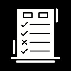 Fototapeta premium Today to Done CheckList Icon