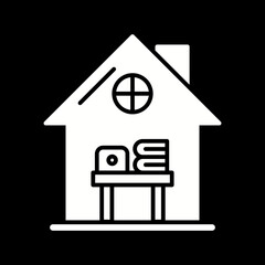 Home Work Place Icon