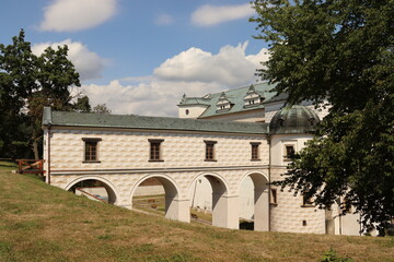 Fototapeta na wymiar Renaissance castle in the city of Pardubice