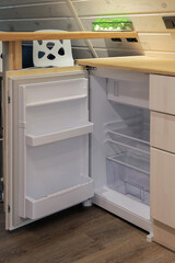 Small refrigerator in the kitchen