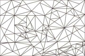 Obraz premium Abstraction, artwork, multiple triangular streaks.
